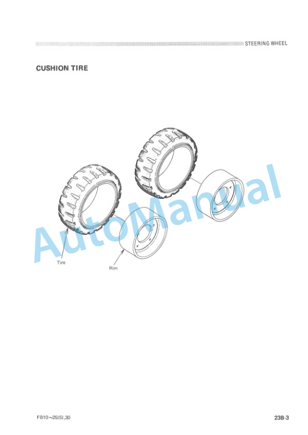 Komatsu FB10-2, FB10S-2, FB15-2, FB15S-2, FB20-1, FB20S-1, FB25-1, FB25S-1, FB30-1 Electric Lift Truck Shop Manual FB10_30-C-BE1-4
