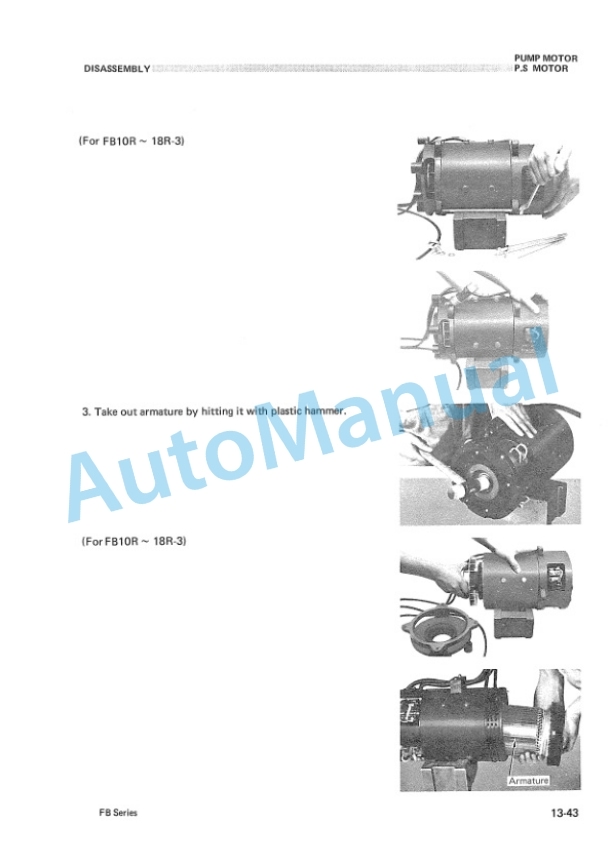 Komatsu FB10-3, FB14-3, FB15-3, FB18-3, FB10S-3, FB14S-3, FB15S-3, FB18S-3, FB10R-3, FB13R-3, FB14R-3, FB15R Shop Manual FB10_25AB-E-BE2-2