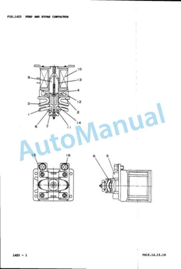 Komatsu FB10-5, FB14-5, FB15-5, FB18-5, FB10L-5, FB14L-5, FB15L-5, FB18L-5, FB15H1-5, FB18H1-5, FB15H, FB18H Parts Manual PBA05A1-04-3