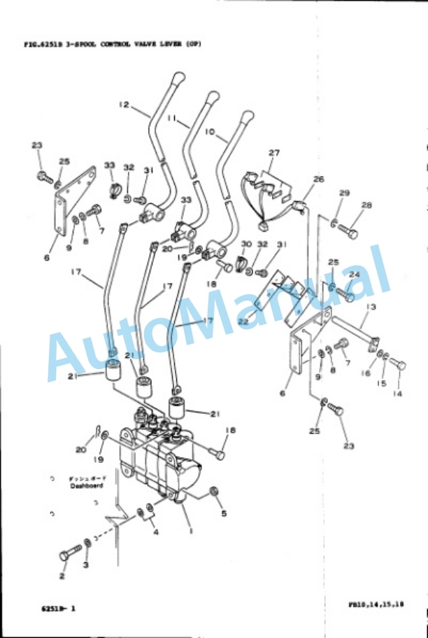 Komatsu FB10-5, FB14-5, FB15-5, FB18-5, FB10L-5, FB14L-5, FB15L-5, FB18L-5, FB15H1-5, FB18H1-5, FB15H, FB18H Parts Manual PBA05A1-04-5
