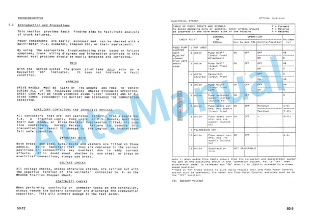 Komatsu FB10-5, FB14-5, FB15-5, FB18-5, FB15H-5, FB18H-5, FB15H1-5, FB18H1-5 Sevcontrol Shop Manual FB10_18.5ES-BE1-5