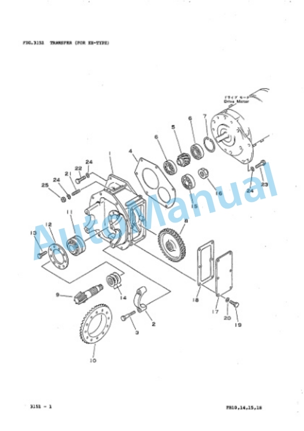 Komatsu FB10EX-7, FB14EX-7, FB15EX-7, FB18EX-7, FB10EXL-7, FB14EXL-7, FB15EXL-7, FB18EXL-7, FB15HP-7, FB18HP Parts Manual PBA07A1-02-3