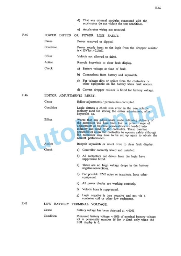 Komatsu FB10M-2, FB13M-2, FB15M-2, FB18M-2, FB10M-3, FB13M-3, FB15M-3, FB18M-3 Motor Control System Service Manual FBM10_18.2ESV-BE1-3