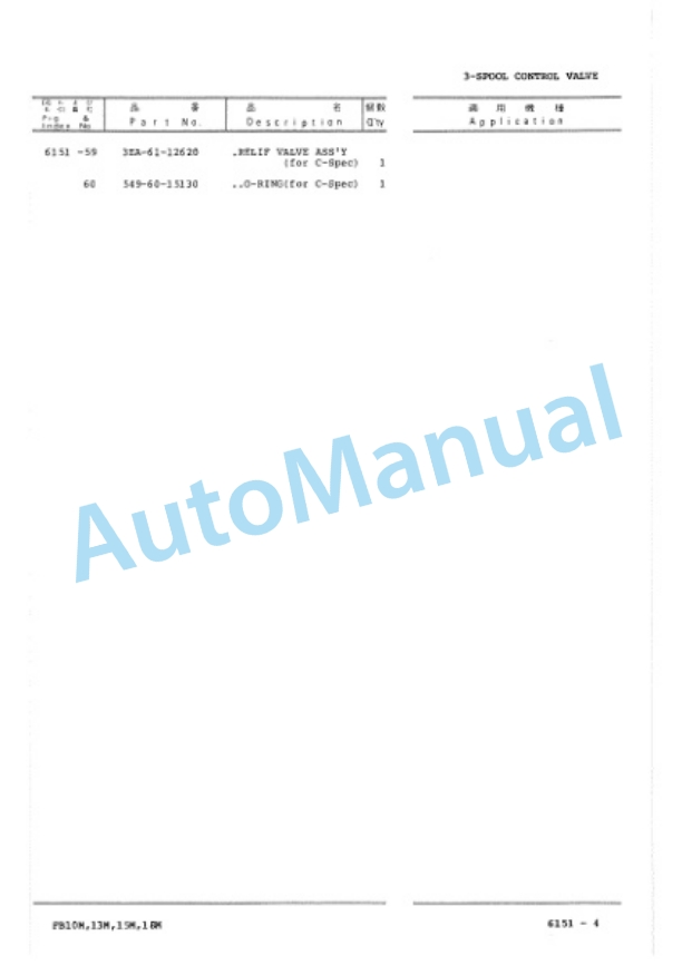 Komatsu FB10M-2, FB13M-2, FB15M-2, FB18M-2 Forklift Truck Parts Manual FB10M_18M-2-PNE1-5