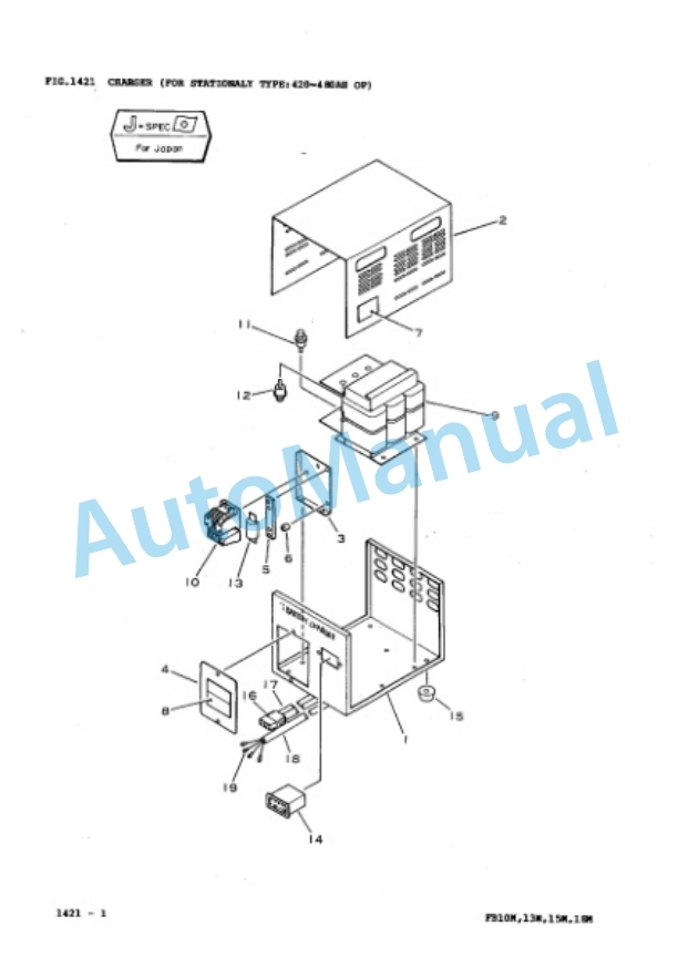 Komatsu FB10M-2, FB13M-2, FB15M-2, FB18M-2 Forklift Truck Parts Manual FB10M_18M-2-PNE2-3