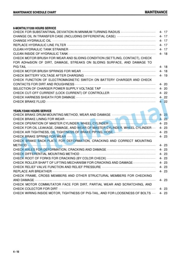 Komatsu FB10M-3, FB13M-3, FB15M-3, FB18M-3 Electric Lift Truck Operation and Maintenance Manual AMA03EC1-01-5