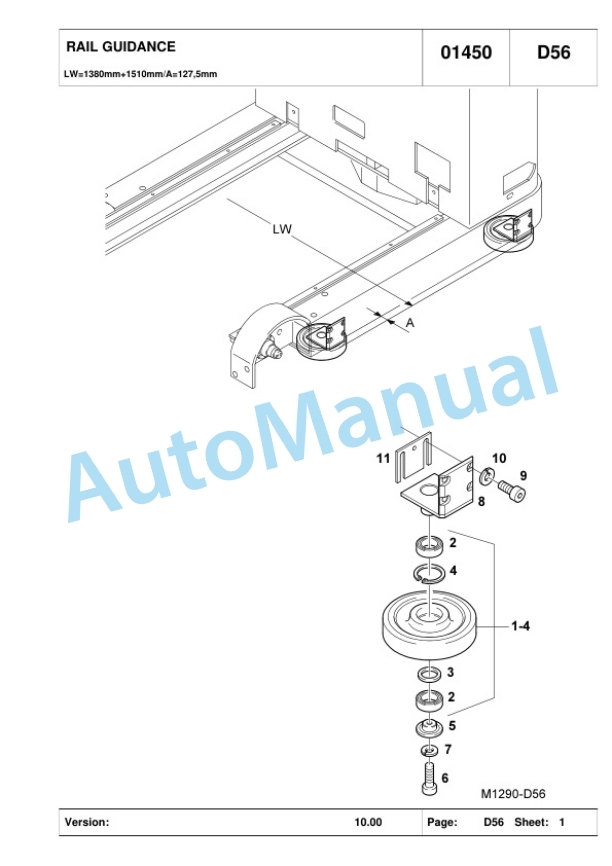 Komatsu FB12-20RJ-2R Parts Manual 60422161 P1-2