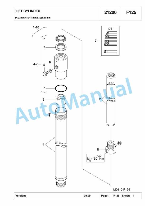 Komatsu FB12-20RJ-2R Parts Manual 60422161 P2