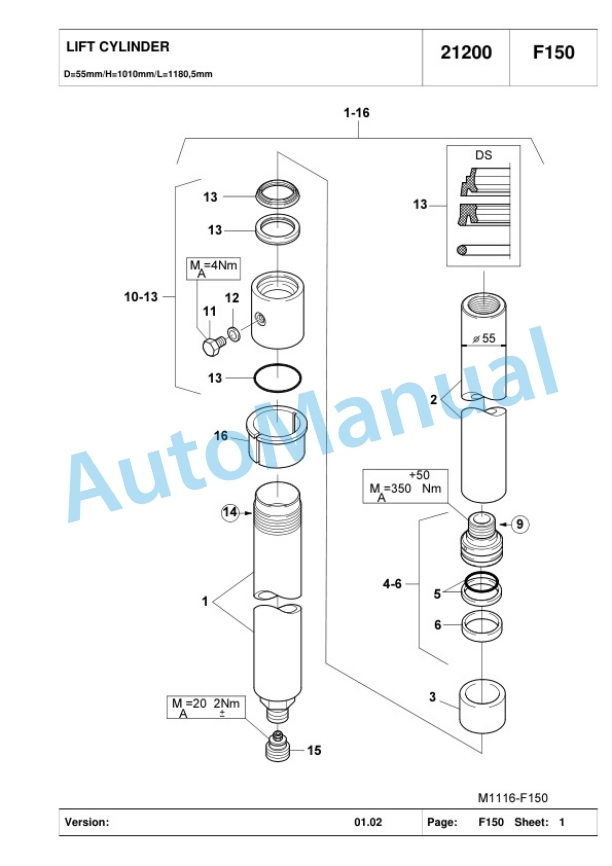 Komatsu FB12-20RJ-2R Parts Manual 60422161 P2-3