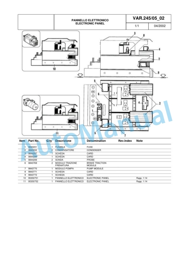 Komatsu FB12M-1R, FB15M-1R, FB18M-1R, FB15-1R, FB18-1R Parts Manual 60422361 Rev.002-5