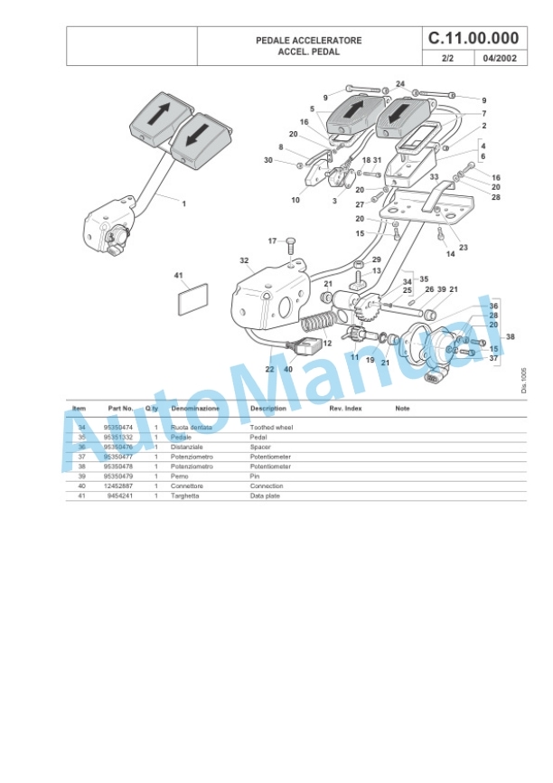 Komatsu FB12M-2R, FB15M-2R, FB15MG-2R, FB18M-2R, FB20M-2R, FB15-2R, FB15G-2R, FB18-2R, FB20-2R Parts Manual 60422140-2