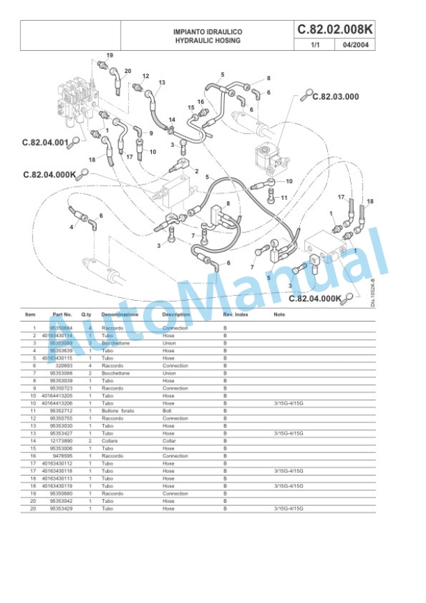 Komatsu FB12M-2R, FB15M-2R, FB15MG-2R, FB18M-2R, FB20M-2R, FB15-2R, FB15G-2R, FB18-2R, FB20-2R Parts Manual 60422140-3