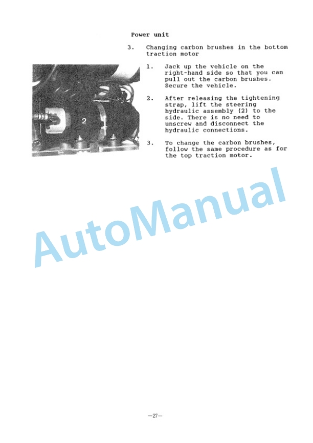 Komatsu FB13MV-1E, FB16MV-1E, FB16M-1E, FB18M-1E, FB20M-1E Electric Lift Truck Shop Manual FBM13_20.1E-BE1-3