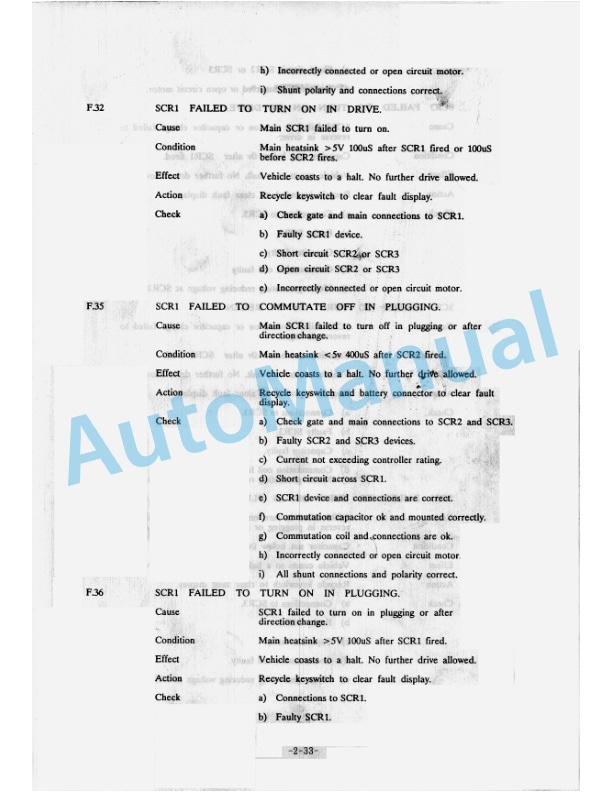 Komatsu FB13MV-1E, FB16MV-1E, FB16M-1E, FB18M-1E, FB20M-1E, FB16-1E, FB18-1E, FB20-1E, FB16H-1E, FB20H-1E, FB25H Shop Manual FB13M(V)_30H.1E(ELE)-BE1-5