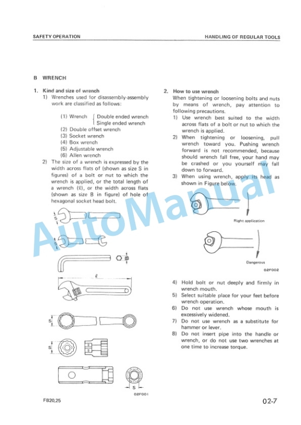 Komatsu FB15H-3, FB18H-3, FB20H-2, FB20L-2, FB25H-2, FB25L-2, FB20S-2, FB20SH-2, FB25S-2, FB25SH-2 Shop Manual FB15H_25SH.2-BE1-2