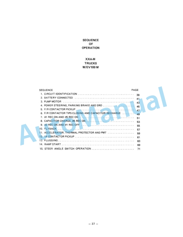 Komatsu FB15M-2, FB18M-2 Electric Lift Truck Shop Manual SM020-3
