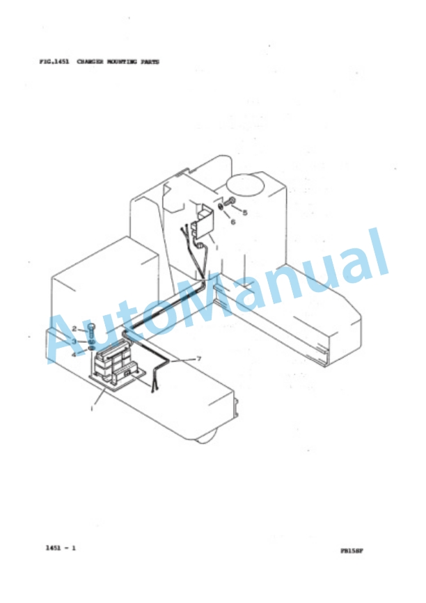 Komatsu FB15SF-8 Forklift Truck Parts Manual PRA08SF-01-2