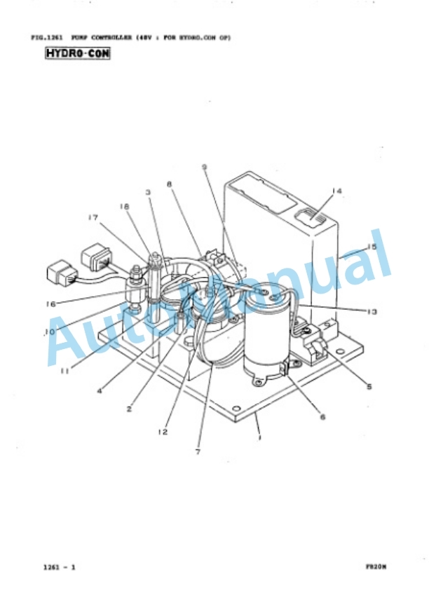 Komatsu FB20M-2 Forklift Truck Parts Manual PMB02A1-01-2