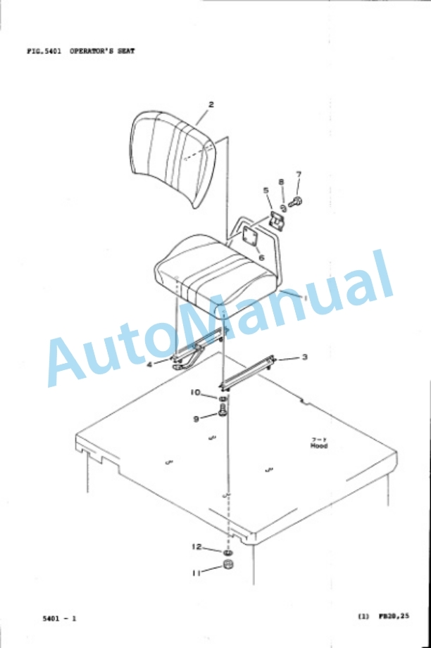 Komatsu FB20SH-3, FB25SH-3, FB30S-3 Parts Manual FB20SH-PNE1, FB30S.3-PNE1-4