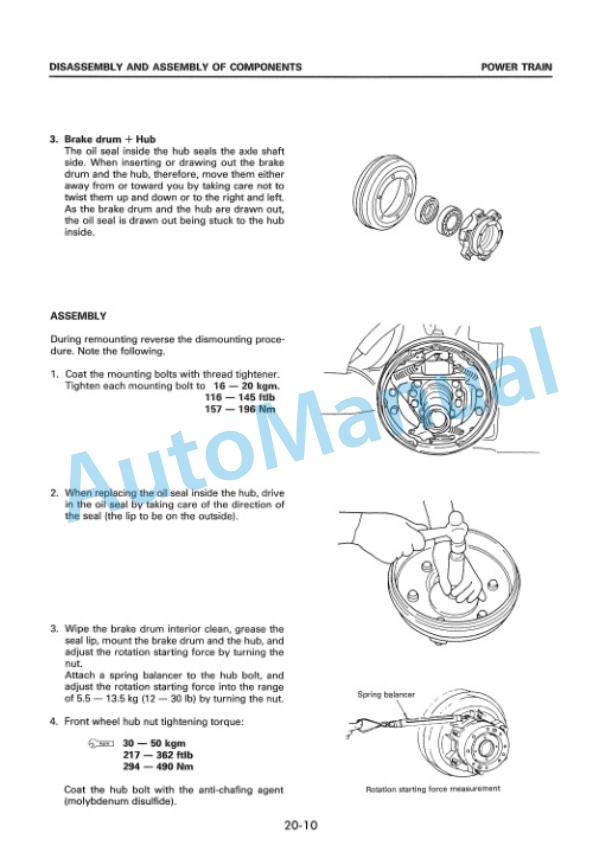 Komatsu FB20SH-4, FB25SH-4, FB30SH-4 Electric Lift Truck Shop Manual FB20SH_30SH.4-BE1-3