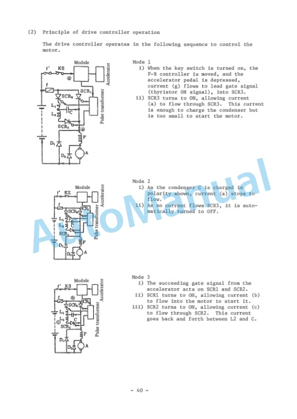 Komatsu FB30-1 Electrical Equipment Shop Manual FB30.1E-BE1-4