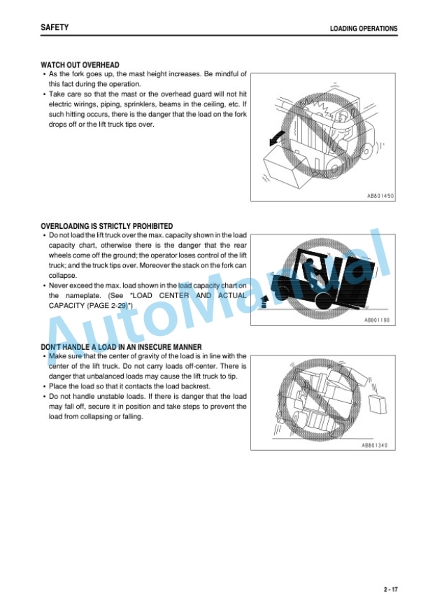 Komatsu FD10-20 Operation Manual-2