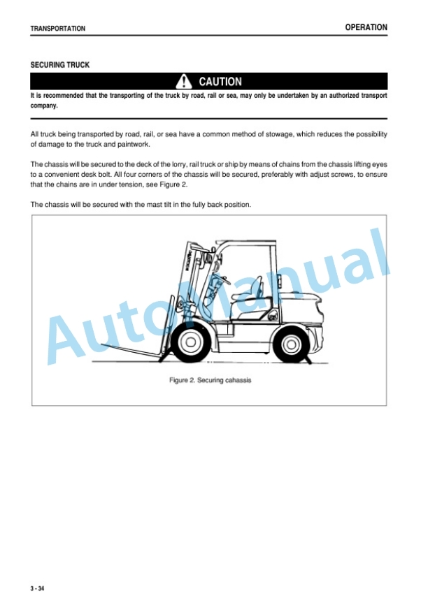Komatsu FD10-20 Operation Manual-4