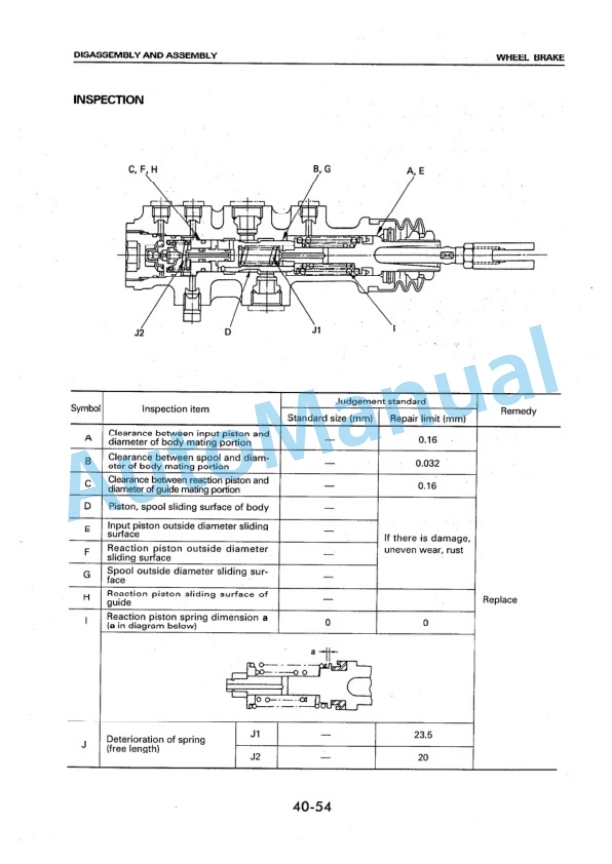 Komatsu FD100-6, FD115-6, FD135-6, FD150E-6, FD160E-6 Forklift Truck Shop Manual BEE06E1-02-4