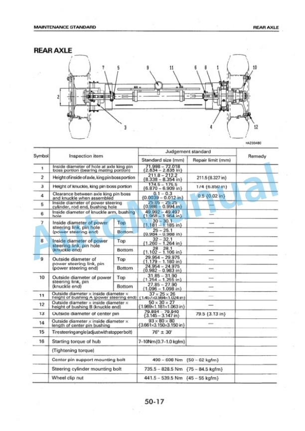 Komatsu FD100-6, FD115-6, FD135-6, FD150E-6, FD160E-6 Forklift Truck Shop Manual BEE06E1-02-5