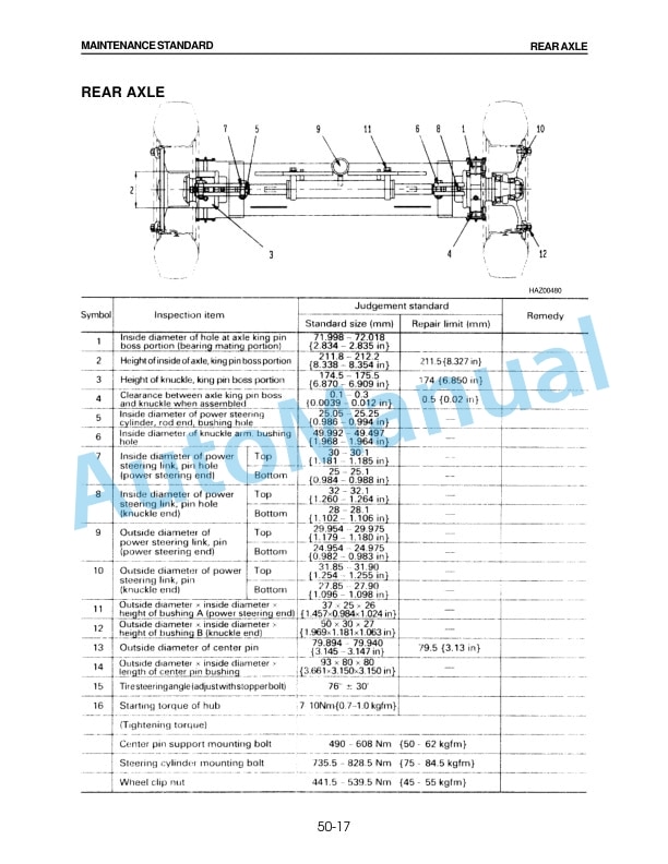 Komatsu FD100-6, FD115-6, FD135-6, FD150E-6, FD160E-6 Shop Manual SM135-5