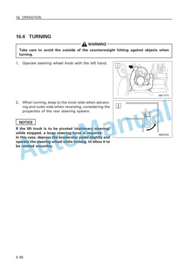 Komatsu FD100-7, FD115-7, FD135-7, FD150E-7, FD160E-7 Forklift Truck Operation and Maintenance Manual AEE07E1-01-4