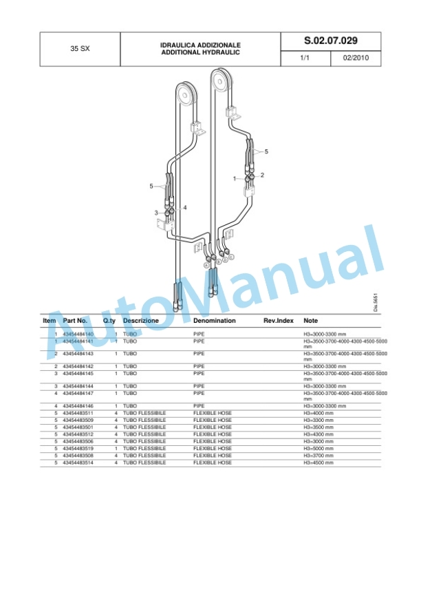 Komatsu FD15T-20R, FD18T-20R, FG15HT-20R, FG18HT-20R, FD20T-16R, FD25T-16R, FD30T-16R, FG20HT-16R, FG25HT-16R, FG30T Parts Manual 43448047800 Rev.004-4