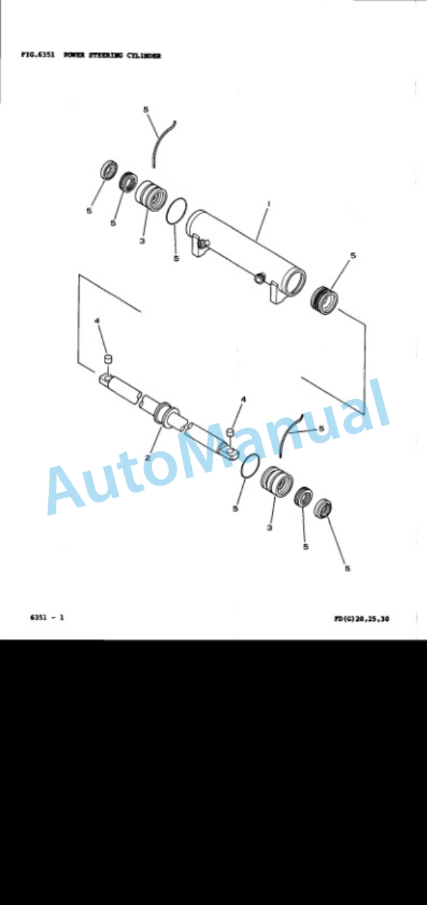 Komatsu FD20D-11E, FD25D-11E, FD30D-11E, FG20D-11E, FG25D-11E, FG30D-11E Parts Manual PEB11B1-01-5