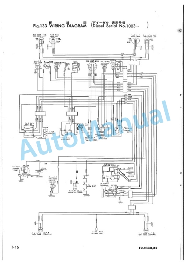 Komatsu FD30-1, FG30-1, FD35-1, FG35-1 Forklift Truck Parts Manual FD,G30,35.1-PE8-2