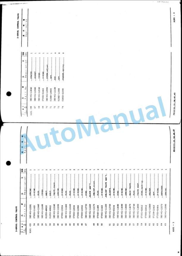 Komatsu FD35-5, FD38-5, FD40-5, FD45-5, FD35Z-5, FD40Z-5, FD33N-5, FD35N-5, FG35-5, FG38-5, FG40-5, FG45-5, FG35Z Parts Manual-5