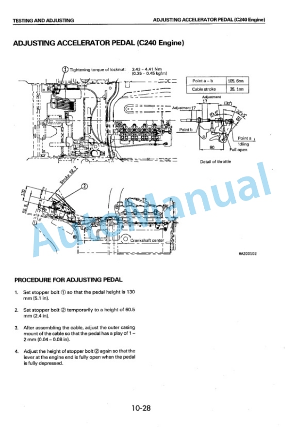 Komatsu FG10-16, FG14-16, FG15-16, FG18-16, FD15-16, FD18-16, FD10L-16, FD14L-16, FD15L-16, FD18L-16 Forklift Truck Shop Manual SM-FG(D)10.14.15.18L-16-2