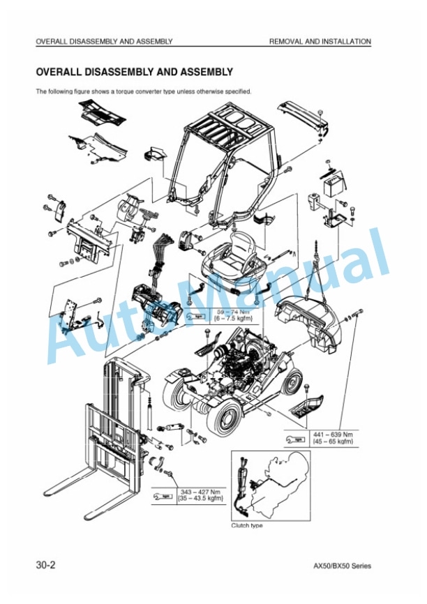 Komatsu FG10-20, FG15-20, FG18-20, FG15H-20, FG18H-20, FD10-20, FD15-20, FD18-20, FG20-16, FG25-16, FG30-16, FG20H Shop Manual BEB16E1-07-2