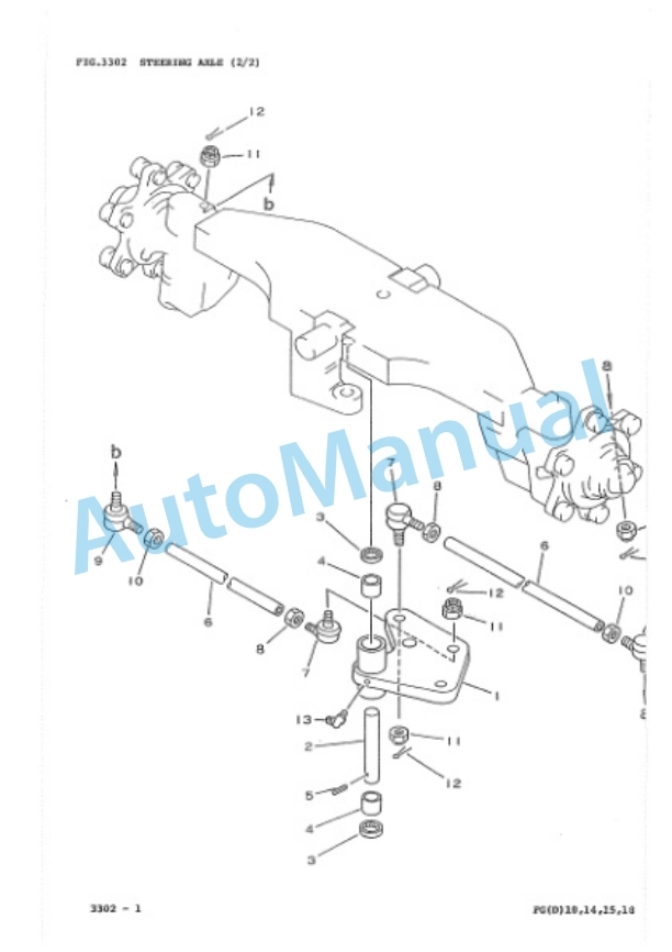 Komatsu FG15H-15, FG18H-15, FD15H-15, FD18H-15 Forklift Truck Parts Manual FG10H_18H-15-PNE1-3