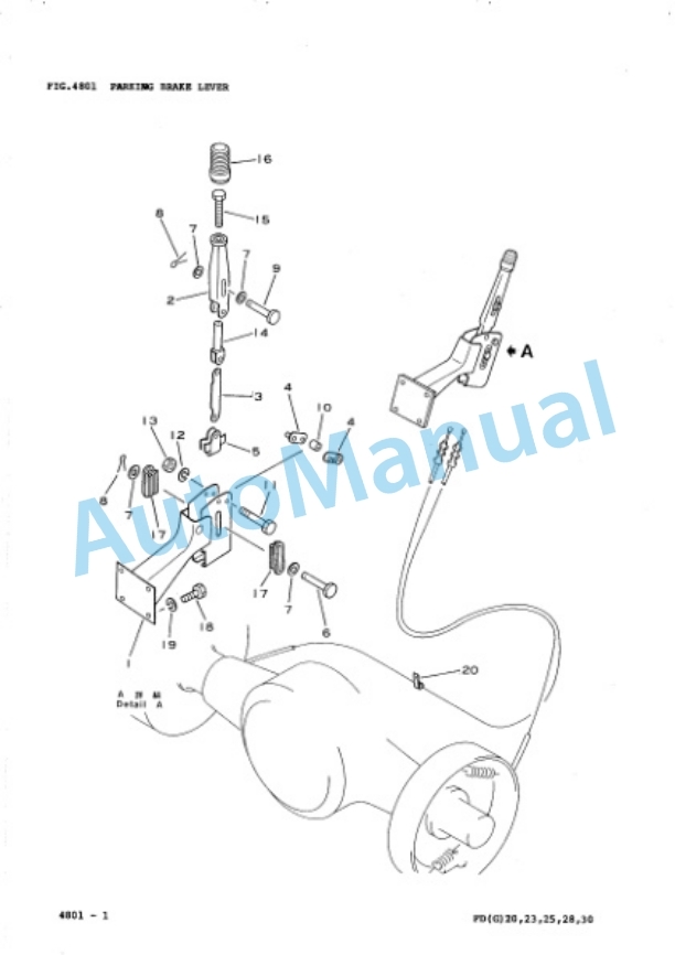 Komatsu FG20-11, FG23-11, FG25-11, FG28-11, FG30-11 Forklift Truck Parts Manual FG20_30.11-PNE1-4