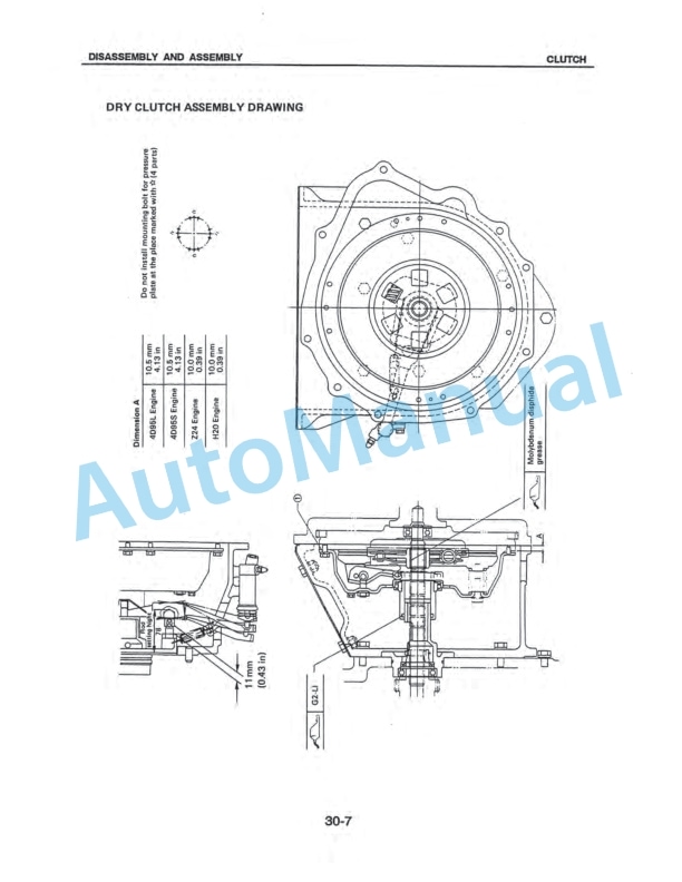 Komatsu FG20-11, FG25-11, FG30G-11, FG20S-11, FG25S-11, FG30SG-11, FD20-11, FD25-11, FD30-11, FD20S-11, FD25S Shop Manual SM042-3