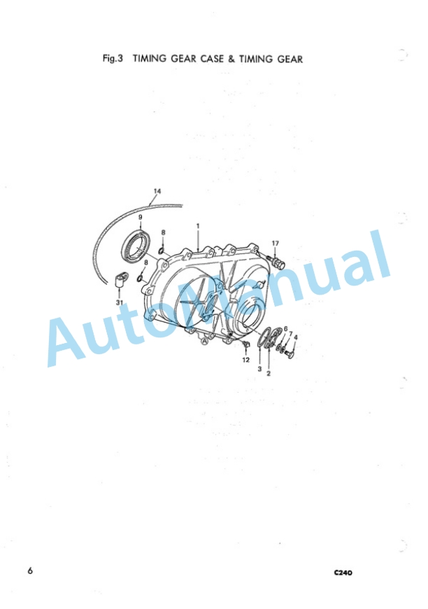 Komatsu FG20-6, FD20-6, FG25-6, FD25-6 Forklift Truck Parts Manual FG,D20,25.6-PE7-5