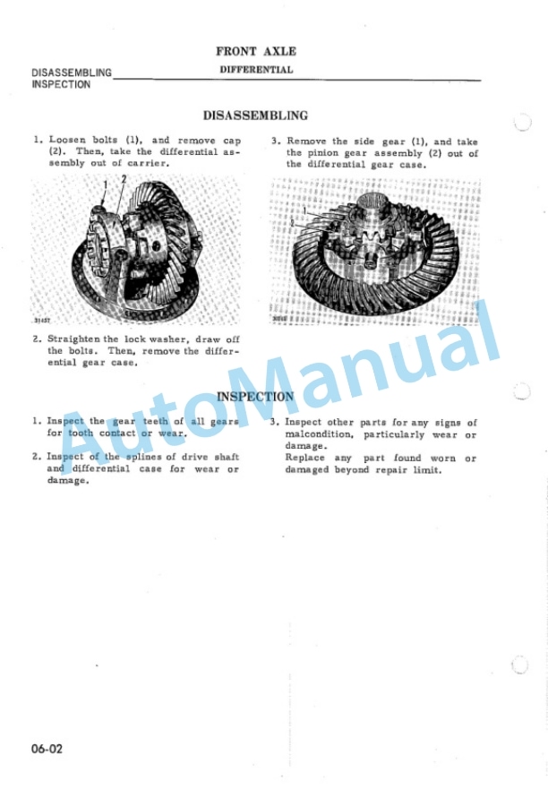 Komatsu FG20-6, FD20-6, FG25-6, FD25-6 Forklift Truck Shop Manual FG(D)20.25-6-BE1-3
