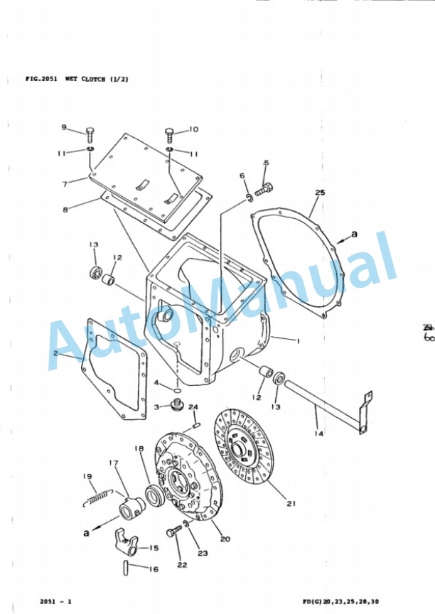 Komatsu FG20-8, FG23-8, FG25-8, FG28-8, FG30-8, FG20L-8, FG25L-8, FG20S-4, FG25S-4, FG30S-4 Forklift Truck Parts Manual FG20_30.8-PNE2-2