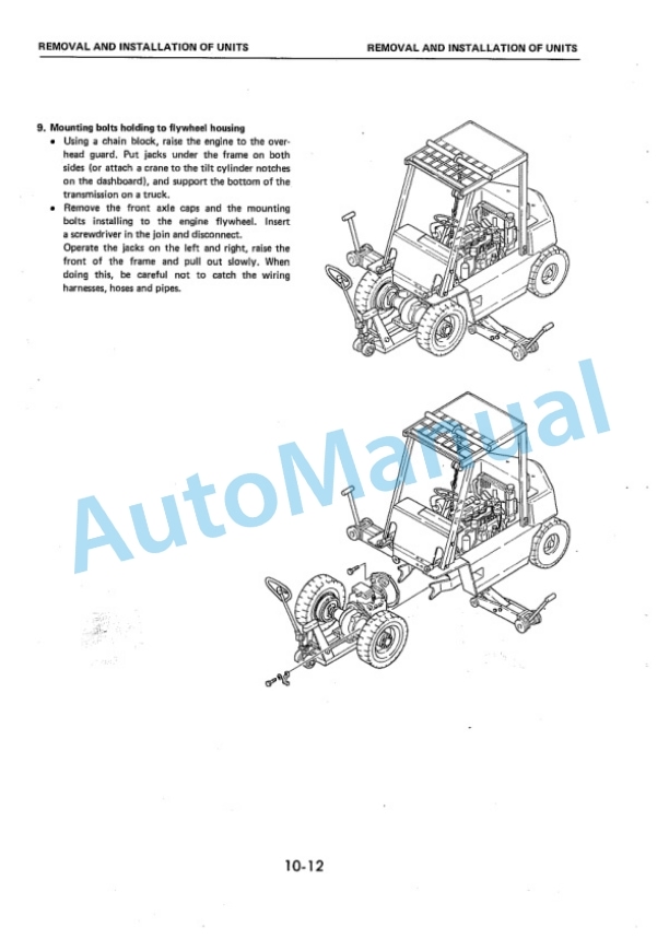 Komatsu FG20-8, FG25-8, FG30-8, FD20-8, FD25-8, FD30-8, FD20-10, FD25-10, FD30-10, FG20S-4, FG25S-4, FG30S-4, FD20S Shop Manual FGD20_30.10-BE1-2