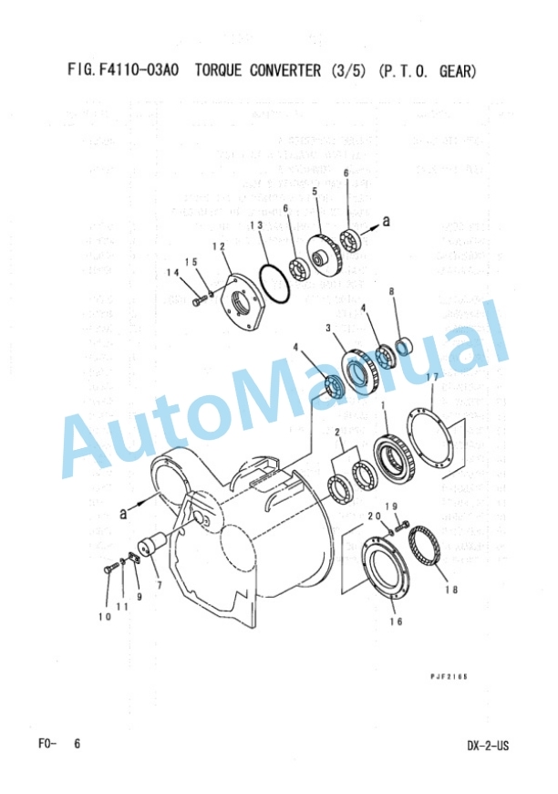 Komatsu FG50-7, FG60-7, FG70-7, FD50-7, FD60-7, FD70-7, FD80-7, FD50E-7, FD60E-7, FD70E-7 Forklift Truck Parts Manual PED07E1-03-2