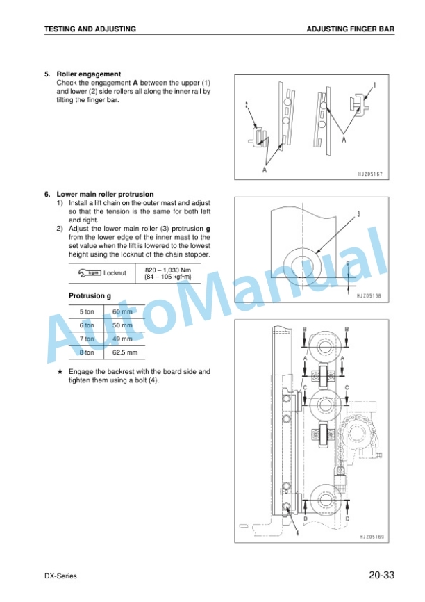 Komatsu FG50-7, FG60-7, FG70-7, FD50-8, FD60-8, FD70-8, FD80-8 Forklift Truck Shop Manual BED08E1-01-2