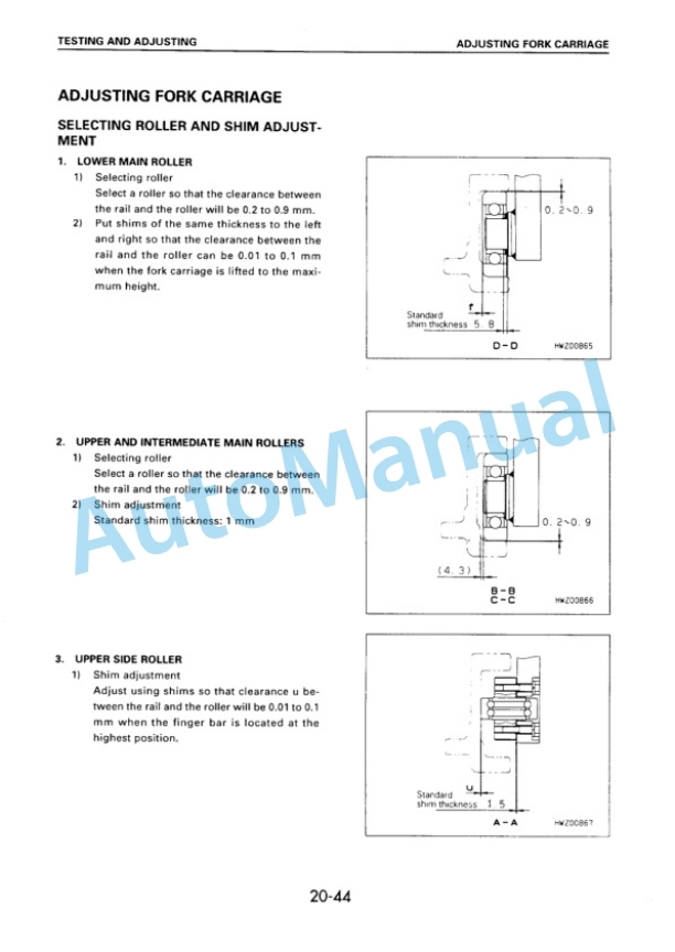 Komatsu FG50-7, FG60-7, FG70-7, FD50E-7, FD60E-7, FD70E-7, FD50-7, FD60-7, FD70-7, FD80-7 Forklift Truck Shop Manual BED07E1-01-2
