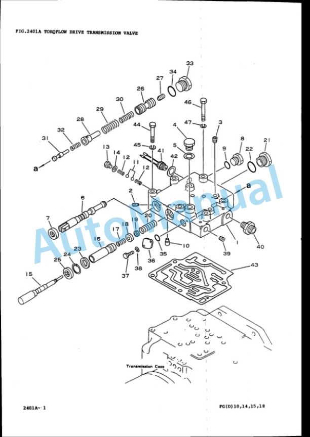Komatsu FG(D)10,14,15,18 Parts Manual 4D95S.W-2