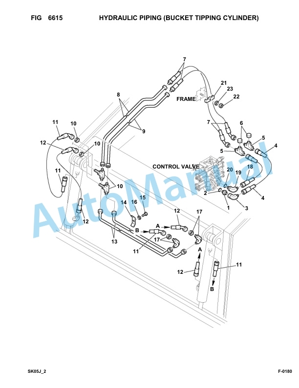 Komatsu FKI SK05J-2 Skid Loader Parts Manual SK05JF20001-UP-5