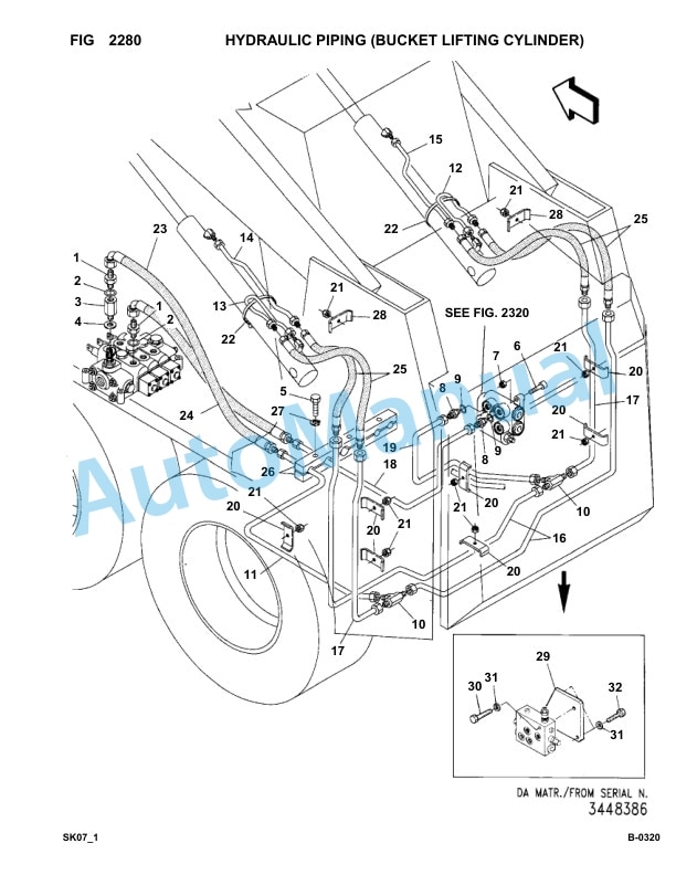 Komatsu FKI SK07-1 Skid Loader Parts Manual 3440007-UP-3